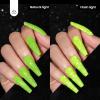 imageBeetles Milky White Gel Nail Polish  15ml Jelly Nude Gel Polish Base Color Nail Concealer Sheer Translucent Effect Soak Off UV LED French Nail Art Salon DIY Summer Manicure Gift for WomenH  Flakie Green  Lime Shock