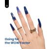 imageBeetles Milky White Gel Nail Polish  15ml Jelly Nude Gel Polish Base Color Nail Concealer Sheer Translucent Effect Soak Off UV LED French Nail Art Salon DIY Summer Manicure Gift for Women14Star Cascade