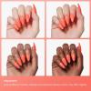 imageBeetles Milky White Gel Nail Polish  15ml Jelly Nude Gel Polish Base Color Nail Concealer Sheer Translucent Effect Soak Off UV LED French Nail Art Salon DIY Summer Manicure Gift for WomenM  Creme Orange  Carly Coral Orange