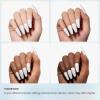 imageBeetles Milky White Gel Nail Polish  15ml Jelly Nude Gel Polish Base Color Nail Concealer Sheer Translucent Effect Soak Off UV LED French Nail Art Salon DIY Summer Manicure Gift for WomenA  Creme White  French White