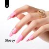 imageBeetles Milky White Gel Nail Polish  15ml Jelly Nude Gel Polish Base Color Nail Concealer Sheer Translucent Effect Soak Off UV LED French Nail Art Salon DIY Summer Manicure Gift for Women110Flamingo Feather