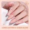 imageBeetles Milky White Gel Nail Polish  15ml Jelly Nude Gel Polish Base Color Nail Concealer Sheer Translucent Effect Soak Off UV LED French Nail Art Salon DIY Summer Manicure Gift for WomenCashmere Nude
