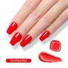 imageBeetles Milky White Gel Nail Polish  15ml Jelly Nude Gel Polish Base Color Nail Concealer Sheer Translucent Effect Soak Off UV LED French Nail Art Salon DIY Summer Manicure Gift for WomenC  Creme Red  Carmine Red
