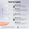 imageBeetles Milky White Gel Nail Polish  15ml Jelly Nude Gel Polish Base Color Nail Concealer Sheer Translucent Effect Soak Off UV LED French Nail Art Salon DIY Summer Manicure Gift for WomenF  Velvet Silver  Frosted Glow