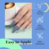 imageBeetles Milky White Gel Nail Polish  15ml Jelly Nude Gel Polish Base Color Nail Concealer Sheer Translucent Effect Soak Off UV LED French Nail Art Salon DIY Summer Manicure Gift for WomenD  Creme Blue  Grayish Blue