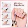 imageBeetles Milky White Gel Nail Polish  15ml Jelly Nude Gel Polish Base Color Nail Concealer Sheer Translucent Effect Soak Off UV LED French Nail Art Salon DIY Summer Manicure Gift for WomenJ  Sheer Purple  Lilac Ripple
