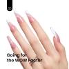 imageBeetles Milky White Gel Nail Polish  15ml Jelly Nude Gel Polish Base Color Nail Concealer Sheer Translucent Effect Soak Off UV LED French Nail Art Salon DIY Summer Manicure Gift for WomenDiamond Shine