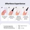 imageBeetles Milky White Gel Nail Polish  15ml Jelly Nude Gel Polish Base Color Nail Concealer Sheer Translucent Effect Soak Off UV LED French Nail Art Salon DIY Summer Manicure Gift for WomenFrench White