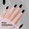 imageBeetles Milky White Gel Nail Polish  15ml Jelly Nude Gel Polish Base Color Nail Concealer Sheer Translucent Effect Soak Off UV LED French Nail Art Salon DIY Summer Manicure Gift for WomenG  Creme Black  2pcs Long Nights Black