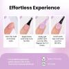 imageBeetles Milky White Gel Nail Polish  15ml Jelly Nude Gel Polish Base Color Nail Concealer Sheer Translucent Effect Soak Off UV LED French Nail Art Salon DIY Summer Manicure Gift for WomenJ  Creme Purple  Milky Taro