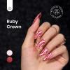 imageBeetles Milky White Gel Nail Polish  15ml Jelly Nude Gel Polish Base Color Nail Concealer Sheer Translucent Effect Soak Off UV LED French Nail Art Salon DIY Summer Manicure Gift for WomenC  Flakie Red  Ruby Crown