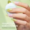 imageBeetles Milky White Gel Nail Polish  15ml Jelly Nude Gel Polish Base Color Nail Concealer Sheer Translucent Effect Soak Off UV LED French Nail Art Salon DIY Summer Manicure Gift for WomenH  Velvet Green  Pistachio Frappe
