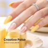 imageBeetles Milky White Gel Nail Polish  15ml Jelly Nude Gel Polish Base Color Nail Concealer Sheer Translucent Effect Soak Off UV LED French Nail Art Salon DIY Summer Manicure Gift for WomenK  Creme Yellow  Plumeria Yellow
