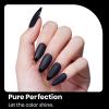 imageBeetles Milky White Gel Nail Polish  15ml Jelly Nude Gel Polish Base Color Nail Concealer Sheer Translucent Effect Soak Off UV LED French Nail Art Salon DIY Summer Manicure Gift for WomenAudrey Black