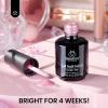 imageBeetles Milky White Gel Nail Polish  15ml Jelly Nude Gel Polish Base Color Nail Concealer Sheer Translucent Effect Soak Off UV LED French Nail Art Salon DIY Summer Manicure Gift for WomenB  Pearl Pink  Soft Afternoon