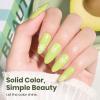 imageBeetles Milky White Gel Nail Polish  15ml Jelly Nude Gel Polish Base Color Nail Concealer Sheer Translucent Effect Soak Off UV LED French Nail Art Salon DIY Summer Manicure Gift for WomenH  Creme Green  Fresh Pistachio
