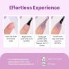 imageBeetles Milky White Gel Nail Polish  15ml Jelly Nude Gel Polish Base Color Nail Concealer Sheer Translucent Effect Soak Off UV LED French Nail Art Salon DIY Summer Manicure Gift for WomenJ  Shimmery Purple  Rose Quartz Glow