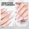 imageBeetles Milky White Gel Nail Polish  15ml Jelly Nude Gel Polish Base Color Nail Concealer Sheer Translucent Effect Soak Off UV LED French Nail Art Salon DIY Summer Manicure Gift for Women0Milky White