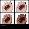 imageBeetles Milky White Gel Nail Polish  15ml Jelly Nude Gel Polish Base Color Nail Concealer Sheer Translucent Effect Soak Off UV LED French Nail Art Salon DIY Summer Manicure Gift for WomenG  Creme Black  Audrey Black