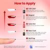 imageBeetles Milky White Gel Nail Polish  15ml Jelly Nude Gel Polish Base Color Nail Concealer Sheer Translucent Effect Soak Off UV LED French Nail Art Salon DIY Summer Manicure Gift for WomenC  Velvet Red  Ruby Radiance