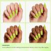 imageBeetles Milky White Gel Nail Polish  15ml Jelly Nude Gel Polish Base Color Nail Concealer Sheer Translucent Effect Soak Off UV LED French Nail Art Salon DIY Summer Manicure Gift for WomenH  Creme Green  Fresh Greenery