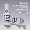 imageBeetles Milky White Gel Nail Polish  15ml Jelly Nude Gel Polish Base Color Nail Concealer Sheer Translucent Effect Soak Off UV LED French Nail Art Salon DIY Summer Manicure Gift for WomenF  Velvet Silver  Frosted Glow