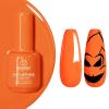 imageBeetles Milky White Gel Nail Polish  15ml Jelly Nude Gel Polish Base Color Nail Concealer Sheer Translucent Effect Soak Off UV LED French Nail Art Salon DIY Summer Manicure Gift for WomenM  Creme Orange  Vibrant Tangerine