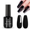imageBeetles Milky White Gel Nail Polish  15ml Jelly Nude Gel Polish Base Color Nail Concealer Sheer Translucent Effect Soak Off UV LED French Nail Art Salon DIY Summer Manicure Gift for WomenAudrey Black