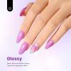 imageBeetles Milky White Gel Nail Polish  15ml Jelly Nude Gel Polish Base Color Nail Concealer Sheer Translucent Effect Soak Off UV LED French Nail Art Salon DIY Summer Manicure Gift for WomenJ  Creme Purple  Purple Garden Stroll