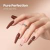 imageBeetles Milky White Gel Nail Polish  15ml Jelly Nude Gel Polish Base Color Nail Concealer Sheer Translucent Effect Soak Off UV LED French Nail Art Salon DIY Summer Manicure Gift for WomenB  Creme Pink  Mocha Mood