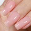imageBeetles Milky White Gel Nail Polish  15ml Jelly Nude Gel Polish Base Color Nail Concealer Sheer Translucent Effect Soak Off UV LED French Nail Art Salon DIY Summer Manicure Gift for WomenJelly Peach