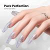 imageBeetles Milky White Gel Nail Polish  15ml Jelly Nude Gel Polish Base Color Nail Concealer Sheer Translucent Effect Soak Off UV LED French Nail Art Salon DIY Summer Manicure Gift for WomenF  Shimmery Silver  Holographic Stardust