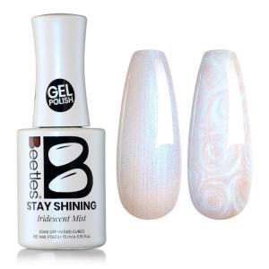 imageBeetles Milky White Gel Nail Polish  15ml Jelly Nude Gel Polish Base Color Nail Concealer Sheer Translucent Effect Soak Off UV LED French Nail Art Salon DIY Summer Manicure Gift for WomenD  Pearl Blue  Iridescent Mist