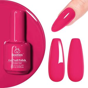 imageBeetles Milky White Gel Nail Polish  15ml Jelly Nude Gel Polish Base Color Nail Concealer Sheer Translucent Effect Soak Off UV LED French Nail Art Salon DIY Summer Manicure Gift for WomenWild Tulips