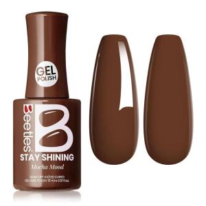 imageBeetles Milky White Gel Nail Polish  15ml Jelly Nude Gel Polish Base Color Nail Concealer Sheer Translucent Effect Soak Off UV LED French Nail Art Salon DIY Summer Manicure Gift for WomenB  Creme Pink  Mocha Mood