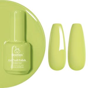 imageBeetles Milky White Gel Nail Polish  15ml Jelly Nude Gel Polish Base Color Nail Concealer Sheer Translucent Effect Soak Off UV LED French Nail Art Salon DIY Summer Manicure Gift for WomenH  Creme Green  Fresh Pistachio