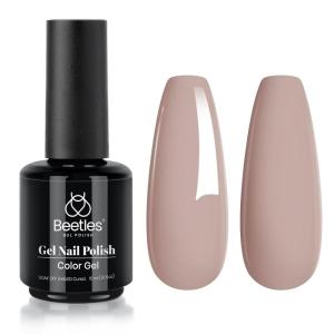 imageBeetles Milky White Gel Nail Polish  15ml Jelly Nude Gel Polish Base Color Nail Concealer Sheer Translucent Effect Soak Off UV LED French Nail Art Salon DIY Summer Manicure Gift for WomenN  Creme Grey  Nude Beige