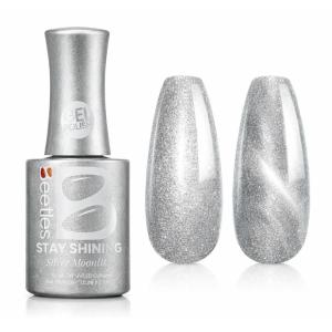 imageBeetles Milky White Gel Nail Polish  15ml Jelly Nude Gel Polish Base Color Nail Concealer Sheer Translucent Effect Soak Off UV LED French Nail Art Salon DIY Summer Manicure Gift for WomenF  Pearl Silver  Silver Moonlight