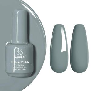 imageBeetles Milky White Gel Nail Polish  15ml Jelly Nude Gel Polish Base Color Nail Concealer Sheer Translucent Effect Soak Off UV LED French Nail Art Salon DIY Summer Manicure Gift for WomenH  Creme Green  Celadon Porcelain