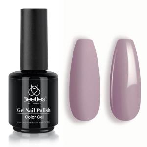 imageBeetles Milky White Gel Nail Polish  15ml Jelly Nude Gel Polish Base Color Nail Concealer Sheer Translucent Effect Soak Off UV LED French Nail Art Salon DIY Summer Manicure Gift for WomenJ  Creme Purple  Angelina Purple