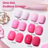 imageBeetles Spring Gel Polish Set  Dessert Feast 30 Colors HemaFree Glitter Jelly Nude Pink White Yellow Green Pastel Colors Polish with Base Top Coat Swatch Card Uv LED Lamp Gel Gifts for Women0Pink Escape