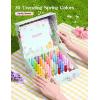 imageBeetles Spring Gel Polish Set  Dessert Feast 30 Colors HemaFree Glitter Jelly Nude Pink White Yellow Green Pastel Colors Polish with Base Top Coat Swatch Card Uv LED Lamp Gel Gifts for WomenSpring Sonata