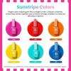 imageBeetles Summer Voyage Cat Eye Gel Nail Polish Set  9ML 6 Colors Saltmist Sunset Summer Cat Eye Gel Nail Polish Kit Yellow Blue Green Pink Purple Soak Off UV Salon DIY at Home Manicure Gift for Women0Sunstripe