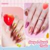 imageBeetles Summer Voyage Cat Eye Gel Nail Polish Set  9ML 6 Colors Saltmist Sunset Summer Cat Eye Gel Nail Polish Kit Yellow Blue Green Pink Purple Soak Off UV Salon DIY at Home Manicure Gift for Women000Fruit Magnet