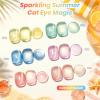 imageBeetles Summer Voyage Cat Eye Gel Nail Polish Set  9ML 6 Colors Saltmist Sunset Summer Cat Eye Gel Nail Polish Kit Yellow Blue Green Pink Purple Soak Off UV Salon DIY at Home Manicure Gift for WomenSaltmist Sunset
