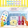 imageBeetles Summer Voyage Cat Eye Gel Nail Polish Set  9ML 6 Colors Saltmist Sunset Summer Cat Eye Gel Nail Polish Kit Yellow Blue Green Pink Purple Soak Off UV Salon DIY at Home Manicure Gift for Women0Sunstripe