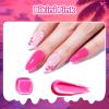 imageBeetles Summer Voyage Cat Eye Gel Nail Polish Set  9ML 6 Colors Saltmist Sunset Summer Cat Eye Gel Nail Polish Kit Yellow Blue Green Pink Purple Soak Off UV Salon DIY at Home Manicure Gift for Women0Bikini Pink