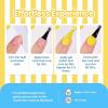 imageBeetles Summer Voyage Cat Eye Gel Nail Polish Set  9ML 6 Colors Saltmist Sunset Summer Cat Eye Gel Nail Polish Kit Yellow Blue Green Pink Purple Soak Off UV Salon DIY at Home Manicure Gift for Women0Lemon Stripe