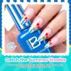 imageBeetles Summer Voyage Cat Eye Gel Nail Polish Set  9ML 6 Colors Saltmist Sunset Summer Cat Eye Gel Nail Polish Kit Yellow Blue Green Pink Purple Soak Off UV Salon DIY at Home Manicure Gift for Women0Sunstripe