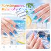 imageBeetles Summer Voyage Cat Eye Gel Nail Polish Set  9ML 6 Colors Saltmist Sunset Summer Cat Eye Gel Nail Polish Kit Yellow Blue Green Pink Purple Soak Off UV Salon DIY at Home Manicure Gift for WomenSunstripe